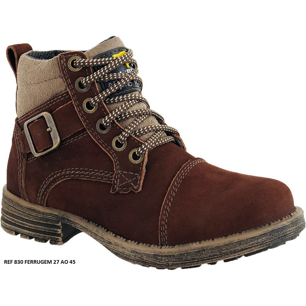 Coturno Bota Masculino Em Couro Legítimo Caterpillar Happier - Devita Store