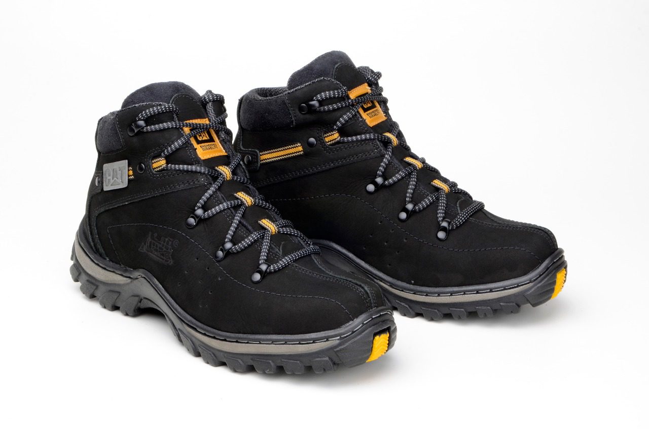 Bota Masculina Caterpillar 1600 em Couro Legítimo Promoção Relâmpago