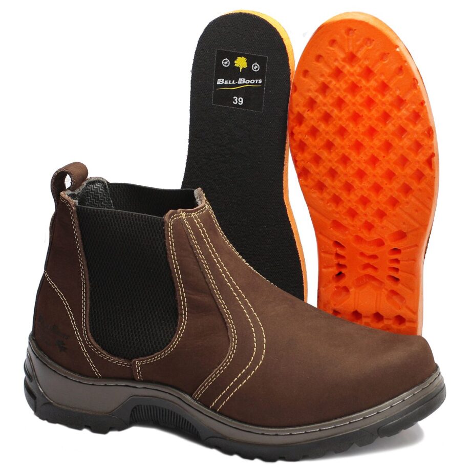 Bota Coturno Masculino Robust Caterpillar Couro Nobuck (650) - Devita Store